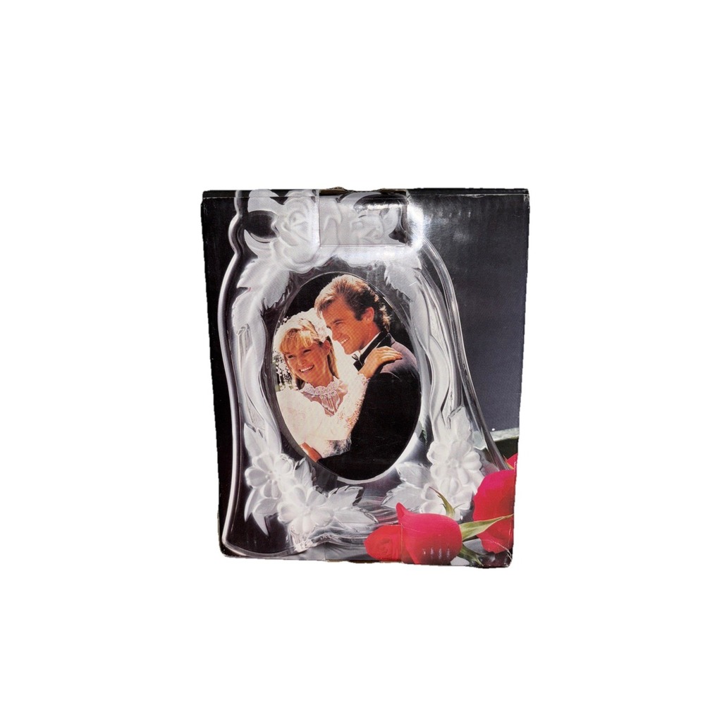 Studio Nova LOVE'S BOUQUET Bell Crystal Frame-'2WY33/567 '-New, Open Box